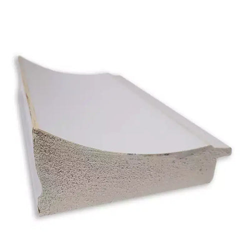 Miroir mural étroit Flair Soft White non biseauté de 22" x 28" – Rectangle moderne