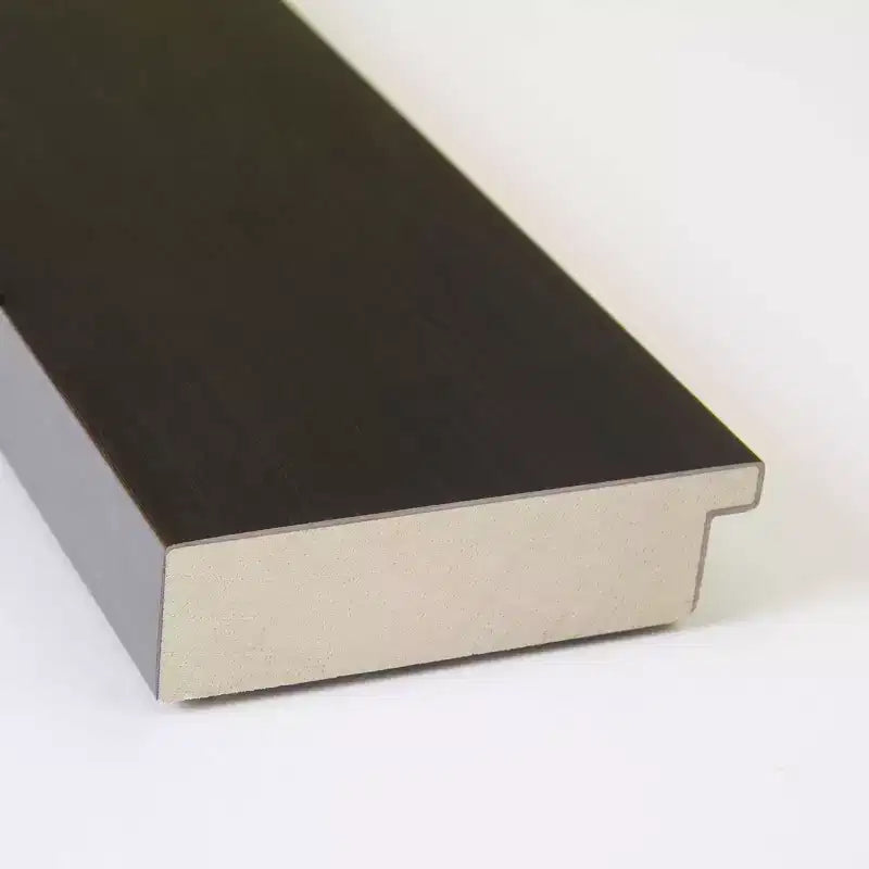 Miroir pleine longueur à suspendre, Portico Espresso, en bois, 20 po x 54 po, sans biseau