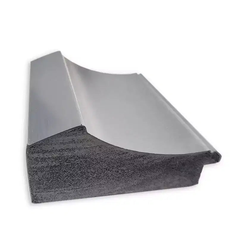 Miroir mural carré de salle de bain de 32 po x 32 po, nickel poli, sans biseau, à pointe