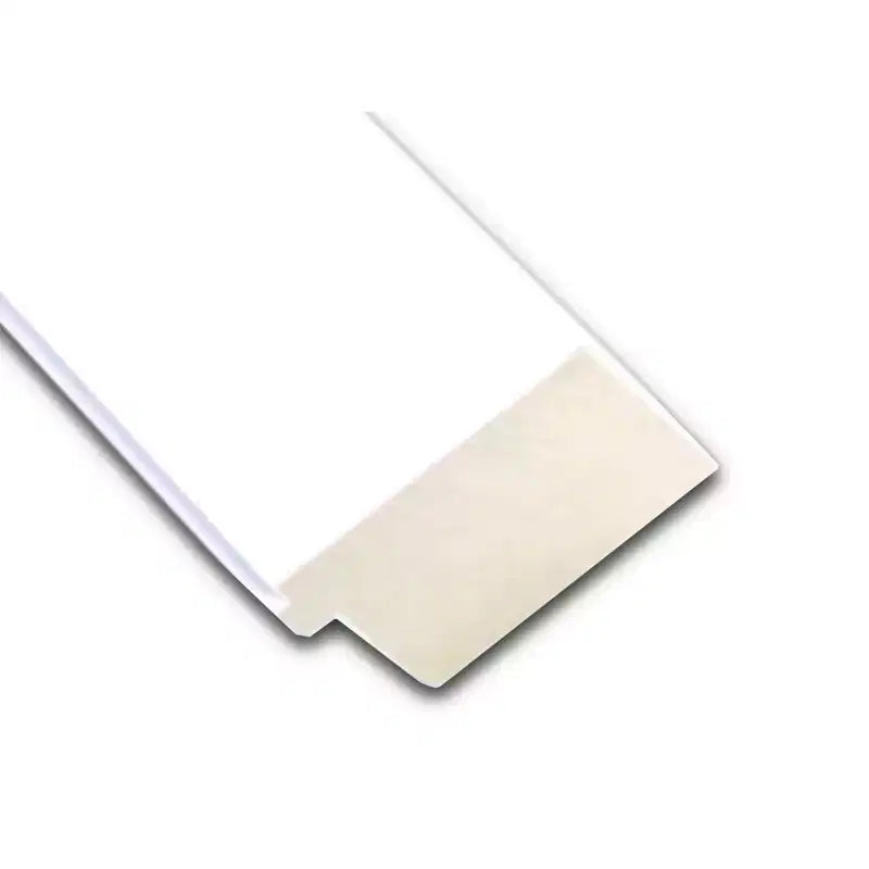 Miroir mural Corvino blanc en bois non biseauté de 58,42 cm x 73,66 cm – Rectangle moderne