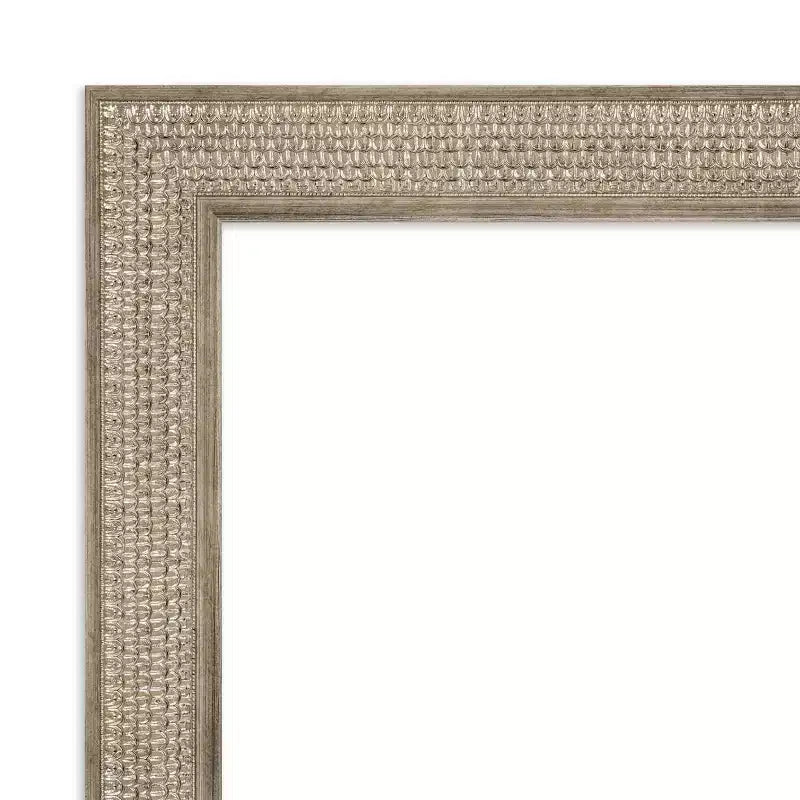 Miroir mural en bois argenté Trellis 24" x 30" sans biseau