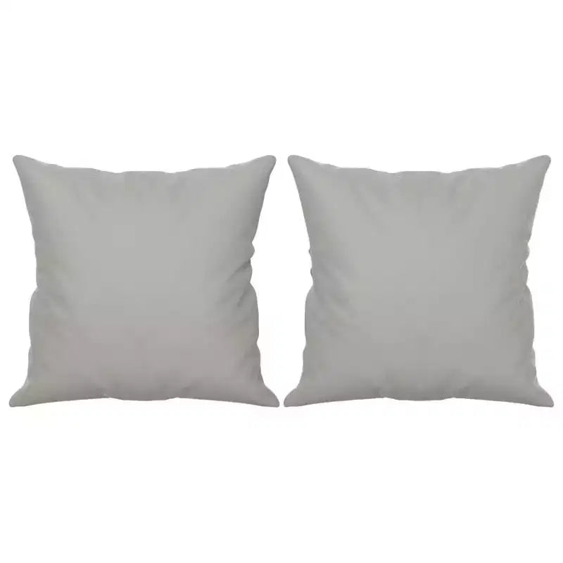 Canapé 3 places avec oreillers – Canapé en tissu microfibre gris foncé