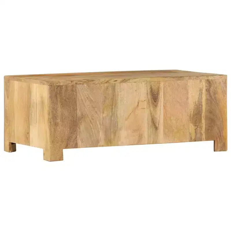Table basse avec 4 tiroirs 89,9 x 50 x 35 cm Bois de manguier massif