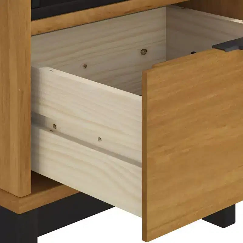 Table d'appoint 50 x 50 x 50 cm en pin massif
