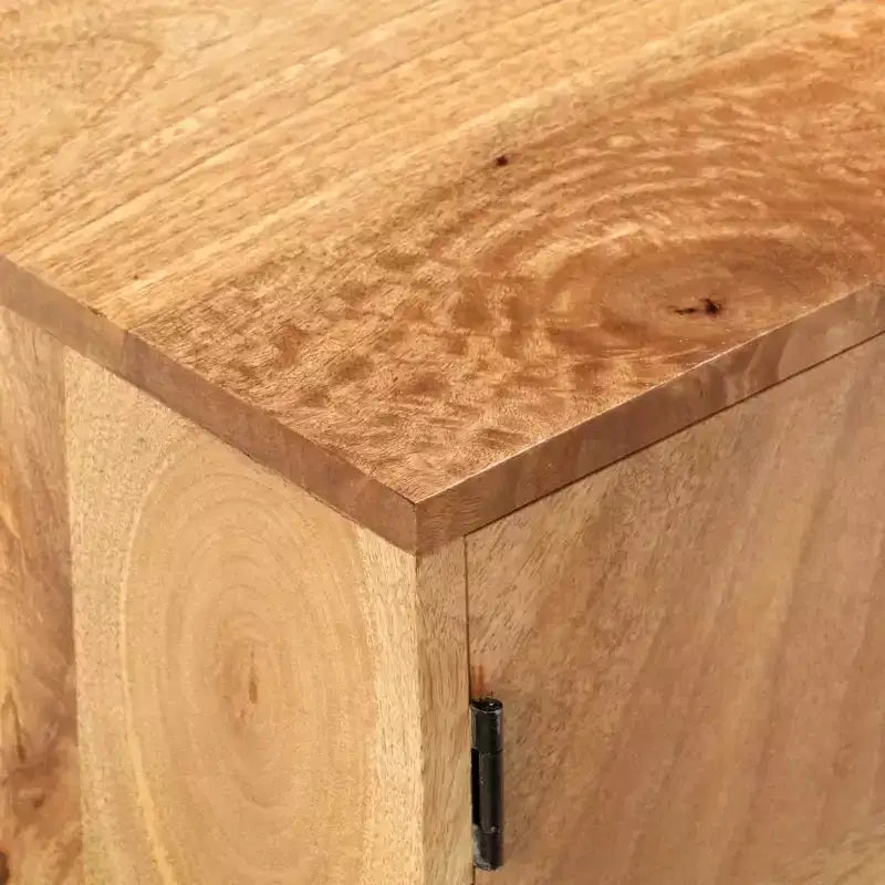 Table basse 89,9 x 50 x 35 cm en bois de manguier massif