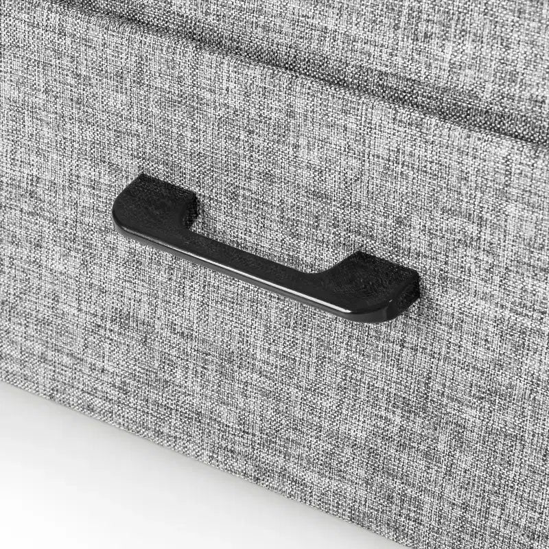 Pouf ottoman pliable avec tiroir de rangement – Repose-pieds et siège cubique